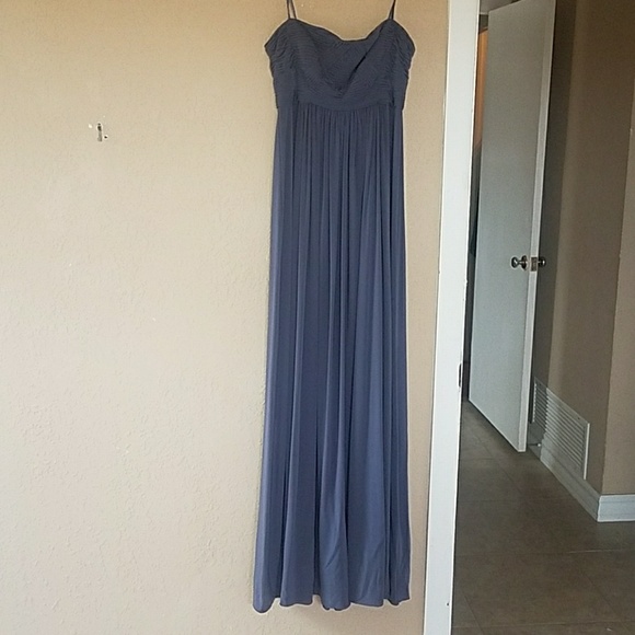 BCBGMaxAzria Dresses & Skirts - BCBG MaxAzria Long Gray Gown XS